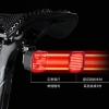 CYGM-2217 square taillight, bicycle taillight, night riding light, road and mountain bike rear taillight, expression warning light, bicycle brake riding light equipment details Picture